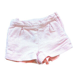 Janie & Jack Girls 4 Light Pink Shorts Sparkle Tweed